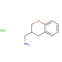 113771-75-8 1-(3,4-Dihydro-2H-chromen-3-yl)methanamine hydrochloride (1:1) chemical structure