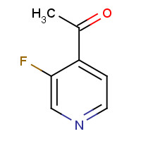 87674-21-3 1-(3-Fluoropyridin-4-yl)ethanone chemical structure