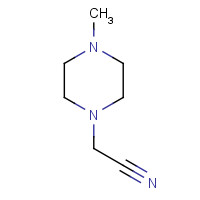 874-77-1 1-(4-Methylpiperazine)acetonitrile chemical structure