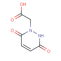 10158-72-2 1(6H)-pyridazineacetic acid, 3-hydroxy-6-oxo- chemical structure