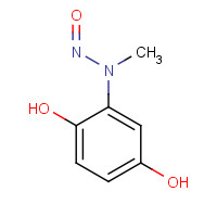 151606-30-3 1,4-benzenediol, 2-(methylnitrosoamino)- chemical structure