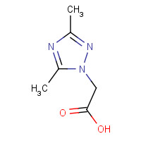 684249-99-8 1H-1,2,4-triazole-1-acetic acid, 3,5-dimethyl- chemical structure