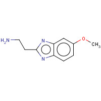4078-55-1 1H-benzimidazole-2-ethanamine, 5-methoxy- chemical structure