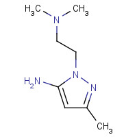 685892-22-2 1H-Pyrazole-1-ethanamine, 5-amino-N,N,3-trimethyl- chemical structure