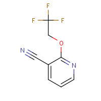 159981-18-7 2-(2,2,2-trifluoroethoxy)nicotinonitrile chemical structure