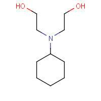 4500-29-2 2,2'-(Cyclohexylimino)diethanol chemical structure