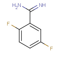 885957-28-8 2,5-Difluorobenzenecarboximidamide chemical structure