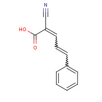 24139-57-9 2-Cyano-5-phenyl-2,4-pentadienoic acid chemical structure
