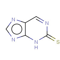 28128-19-0 2-Mercaptopurine chemical structure