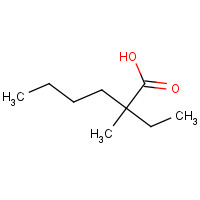 1185-29-1 2-methyl-2-ethylcaproic acid chemical structure