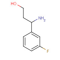 683221-07-0 3-Amino-3-(3-fluorophenyl)propan-1-ol chemical structure