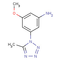 66437-18-1 3-methoxy-5-(5-methyl-1H-tetrazol-1-yl)aniline chemical structure
