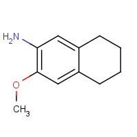 6240-83-1 3-Methoxy-5,6,7,8-tetrahydro-2-naphthalenylamine chemical structure