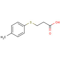 13739-35-0 3-p-Tolylsulfanyl-propionic acid chemical structure