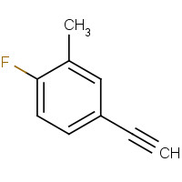 351002-93-2 4-ethynyl-1-fluoro-2-methylbenzene chemical structure