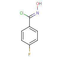 42202-95-9 4-Fluoro-N-hydroxybenzenecarboximidoyl chloride chemical structure