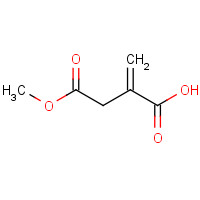 7338-27-4 4-Methoxy-2-methylene-4-oxobutanoic acid chemical structure