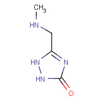 660412-53-3 5-[(Methylamino)methyl]-1,2-dihydro-3H-1,2,4-triazol-3-one chemical structure