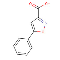 14441-90-8 5-phenyl-1,2-oxazole-3-carboxylic acid chemical structure