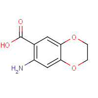 99358-09-5 7-amino-2,3-dihydro-1,4-benzodioxine-6-carboxylic acid chemical structure