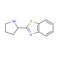 359804-21-0 benzothiazole, 2-(2-pyrrolidinyl)- chemical structure