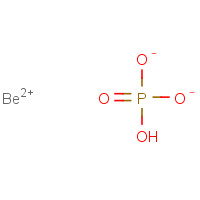 13598-15-7 Beryllium hydrogen phosphate chemical structure