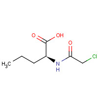 6940-47-2 Chloroacetyl-L-norvaline chemical structure