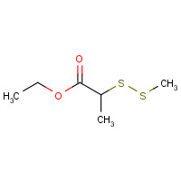 23747-43-5 Ethyl 2-(methyldisulfanyl)propanoate chemical structure