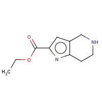 916420-29-6 ethyl 4,5,6,7-tetrahydro-1H-pyrrolo[3,2-c]pyridine-2-carboxylate chemical structure