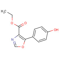 391248-24-1 Ethyl 5-(4-hydroxyphenyl)-1,3-oxazole-4-carboxylate chemical structure