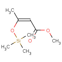 62269-44-7 Methyl 3-((trimethylsilyl)oxy)-2-butenoate chemical structure