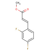 166883-00-7 Methyl 3-(2,4-difluorophenyl)acrylate chemical structure
