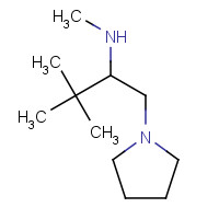 672310-03-1 N,3,3-Trimethyl-1-(pyrrolidin-1-yl)butan-2-amine chemical structure