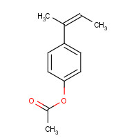 5984-83-8 p-(1-Methylpropenyl)phenyl acetate chemical structure