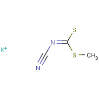 10191-61-4 potassium (Z)-(cyanoimino)(methylsulfanyl)methanethiolate chemical structure