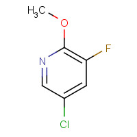 886374-01-2 pyridine, 5-chloro-3-fluoro-2-methoxy- chemical structure