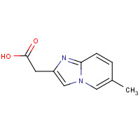 59128-10-8 (6-METHYL-IMIDAZO[1,2-A]PYRIDIN-2-YL)-ACETIC ACID chemical structure