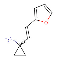 604800-01-3 (E)-1-(2-(FURAN-2-YL)VINYL)CYCLOPROPANAMINE chemical structure