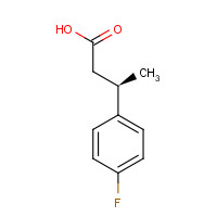 209679-21-0 (R)-3-(4-FLUOROPHENYL)BUTANOIC ACID chemical structure