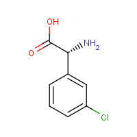 25698-37-7 (R)-AMINO-(3-CHLORO-PHENYL)-ACETIC ACID chemical structure