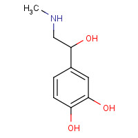 6912-68-1 1-(3,4-Dihydroxyphenyl)-2-(methylamino)ethanol chemical structure