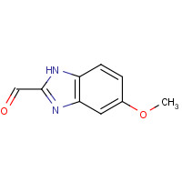 38786-60-6 1H-BENZIMIDAZOLE-2-CARBOXALDEHYDE, 5-METHOXY- chemical structure