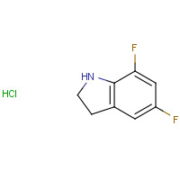 247564-56-3 1H-Indole,5,7-difluoro-2,3-dihydro-(9CI) chemical structure