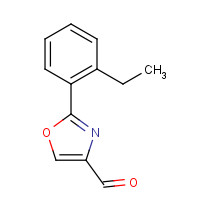 885274-24-8 2-(2-ETHYL-PHENYL)-OXAZOLE-4-CARBALDEHYDE chemical structure