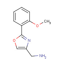 885274-29-3 2-(2-METHOXY-PHENYL)-OXAZOL-4-YL-METHYLAMINE chemical structure