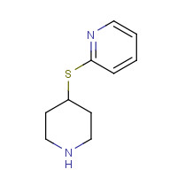 99202-33-2 2-(PIPERIDIN-4-YLSULFANYL)-PYRIDINE chemical structure
