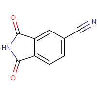 34613-09-7 2,3-dihydro-1,3-dioxo-1H-Isoindole-5-carbonitrile chemical structure