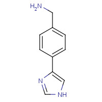 885281-24-3 4-(1H-IMIDAZOL-4-YL)-BENZYLAMINE chemical structure