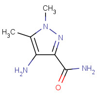 1017781-13-3 4-AMINO-1,5-DIMETHYL-1H-PYRAZOLE-3-CARBOXAMIDE chemical structure