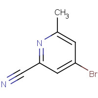 886372-53-8 4-Bromo-2-cyano-6-methylpyridine chemical structure